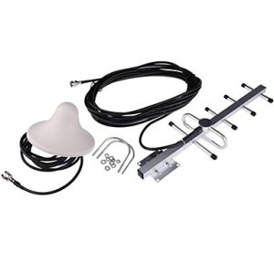 CDMA980 850MHz Cell Phone Signal Booster Repeater Amplifier with Ceiling and Yagi Antennas Coverage 2000m2 Gain 70dB