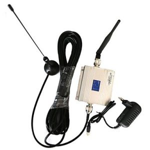 New LCD GSM 900MHz Mobile Signal Booster Amplifier + Antenna Kit