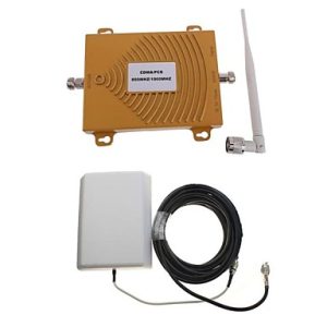 CDMA/PCS 850/1900MHz Dual Band Mobile Phone Signal Booster Repeater Amplifier Antenna Kit