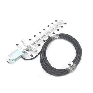 LCD Display GSM 900Mhz Mobile Phone Signal Booster , GSM980 Signal Repeater + Yagi Antenna with 10m Cable