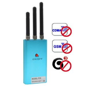 Mini Portable GSM CDMA DCS PHS 3G Cell Phone Jammer Signal protector Mint Green With Coverage 5~10 m