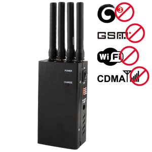121A-2 High Power Portable Cell Phone Blocker And Wifi Signal Jammer Coverage 5~15 m