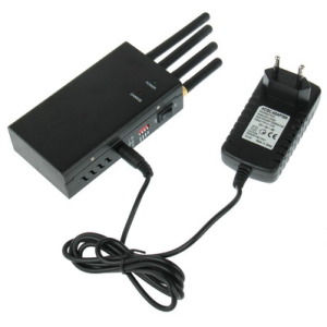 High Power Portable Cell Phone Blocker And Wifi Signal Jammer With Coverage 5~15 m