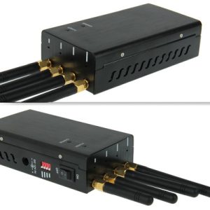 High Power Portable Cell Phone Blocker And Wifi Signal Jammer With Coverage 5~15 m