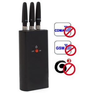 808HA Black Portable GSM CDMA DCS PHS 3G Cell Phone Signal protector With Coverage 0.5~15 m