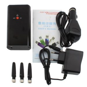 808HA Black Portable GSM CDMA DCS PHS 3G Cell Phone Signal protector With Coverage 0.5~15 m