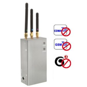 808HC Silver Portable GSM CDMA DCS PHS 3G Cell Phone Signal protector With Coverage 1~20m