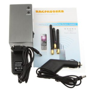 808HC Silver Portable GSM CDMA DCS PHS 3G Cell Phone Signal protector With Coverage 1~20m