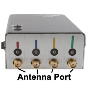 808HF Silver Portable GSM CDMA DCS PHS 3G GPS Cell Phone Signal Jammer With Coverage 5~20m