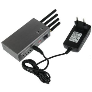 High Power Portable Cell Phone Blocker And Wi-Fi And GPS Signal Jammer With Coverage 5~15 m