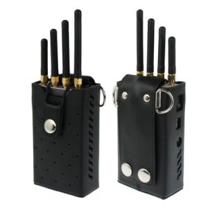 High Power Portable Cell Phone Blocker And Wi-Fi And GPS Signal Jammer With Coverage 5~15 m