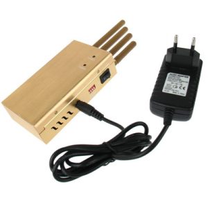 High Power Portable Cell Phone Blocker And GPS Signal Jammer With Coverage 5~15 m