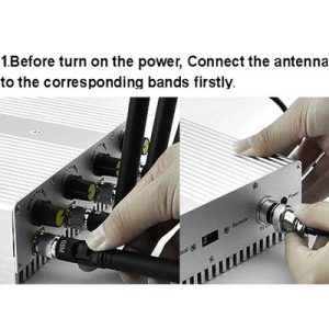 Cell Phone Signal Jammer Remote Control CDMA GSM DCS 3G Coverage 40 m