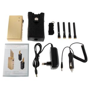 High Power Portable Mobile Phone And GPS Signal Jammer Coverage 5~15 m