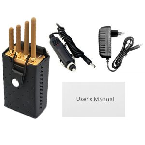 GSM CDMA DCS PCS 3G GPS High Power Portable Mobile Phone Signal Breaker Jammer Isolator Coverage 20m Gold