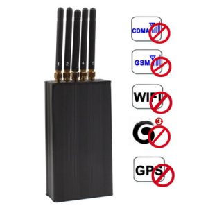 808KF Black Portable GSM CDMA DCS PHS 3G WIFI GPS Cell Phone Signal protector With Coverage 5~20m