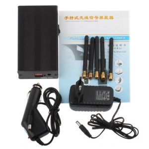 808KF Black Portable GSM CDMA DCS PHS 3G WIFI GPS Cell Phone Signal protector With Coverage 5~20m