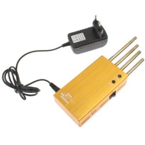 808HE Golden Portable GSM CDMA DCS PHS 3G WIFI Cell Phone Signal Jammer