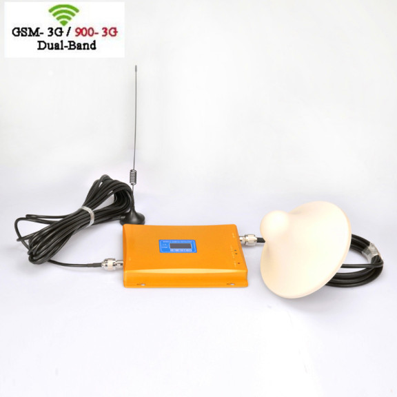 high power gsm 3g repeater dual band 900 / 2100 gsm signal booster